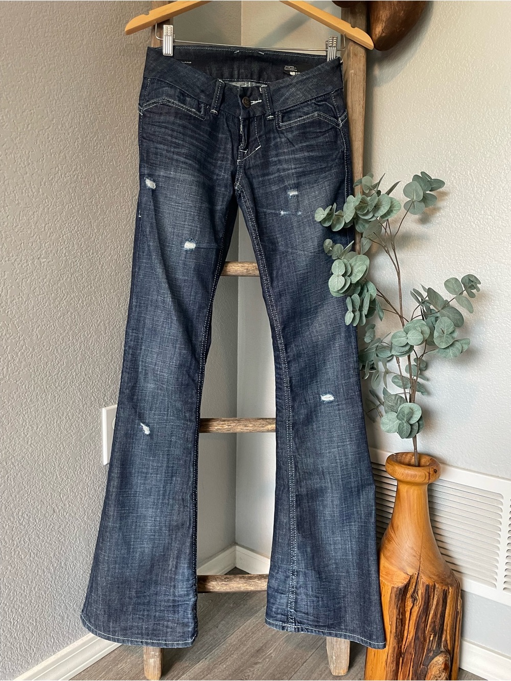 William Rast Dark Blue Boot Cut Jeans